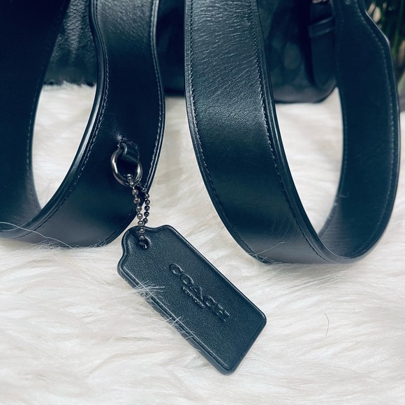 Coach Campus Backpack In Signature Canvas With Star Applique & Snakeskin Detail - Picture 9 of 16